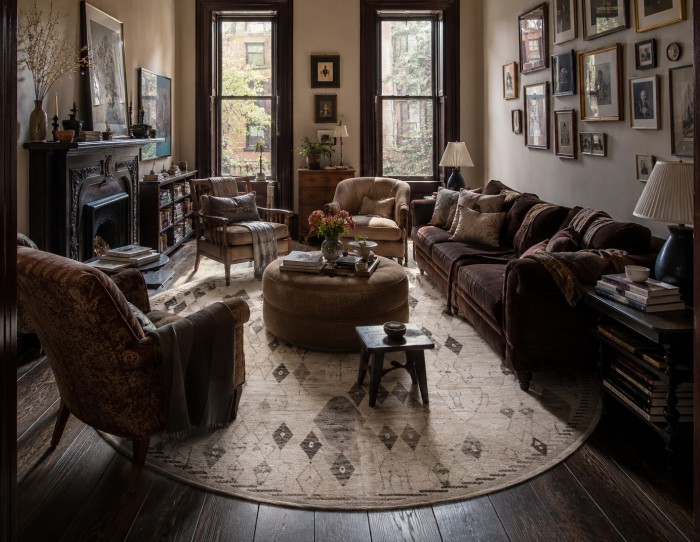 beige carpet for dark wood floor
